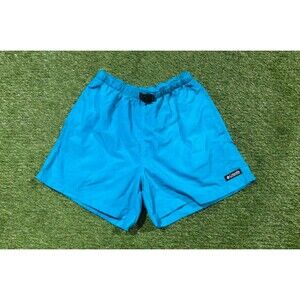 Columbia Sportswear Vintage 90s Belted Nylon Shorts Womens Size S Turquoise